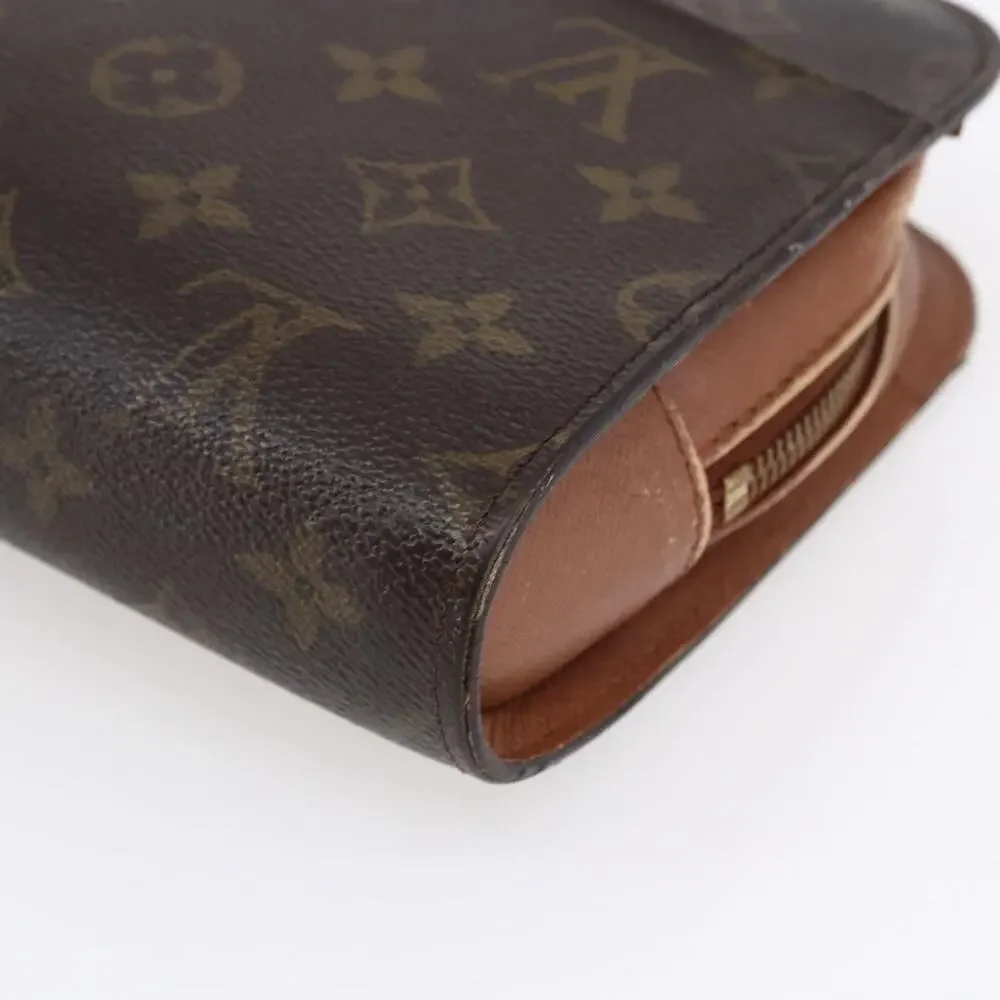 Louis Vuitton Monogram Orsay Clutch Bag Brown